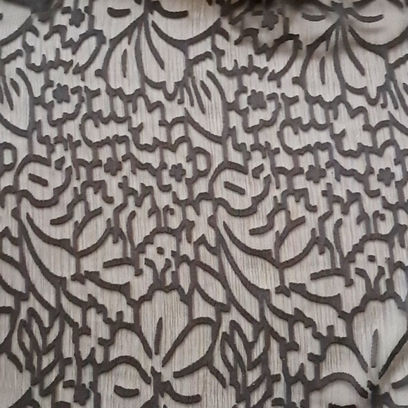 Karl Lagerfeld Paris Sheer Floral Lace Open Front Jacket Blouse XS NWT - Picture 11 of 16